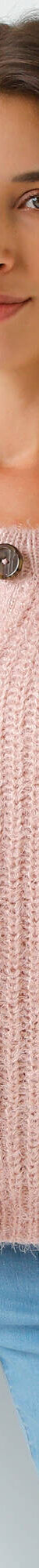 Gilet en maille anglaise fils brillants (rose) Gilet en maille anglaise fils brillants (rose)